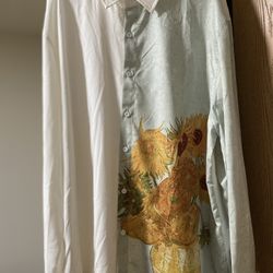 Men’s Shein Linen Shirt Size 3XL