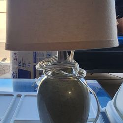 Small lamp with shade