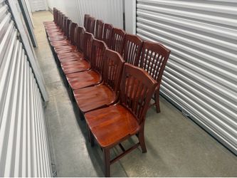 Schoolhouse back dining room chairs