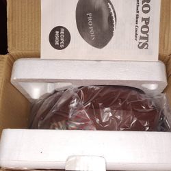 Football Shaped  Slow Cooker  PRO POTS  1.5 Quarts