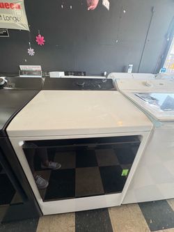 LG White Front-Load Dryer
