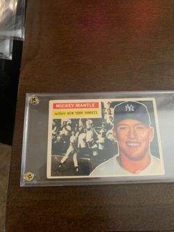 Original Mickey Mantle baseball card