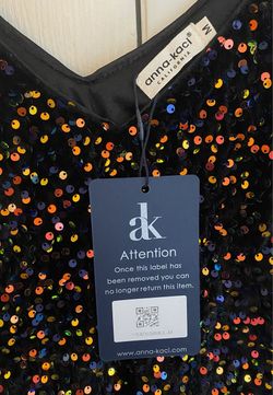 Sequin Tank Top For example: Brand, model, color, and size.（M）