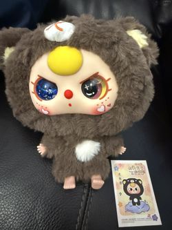 Baby Three Big Head Baby Zipper Bag