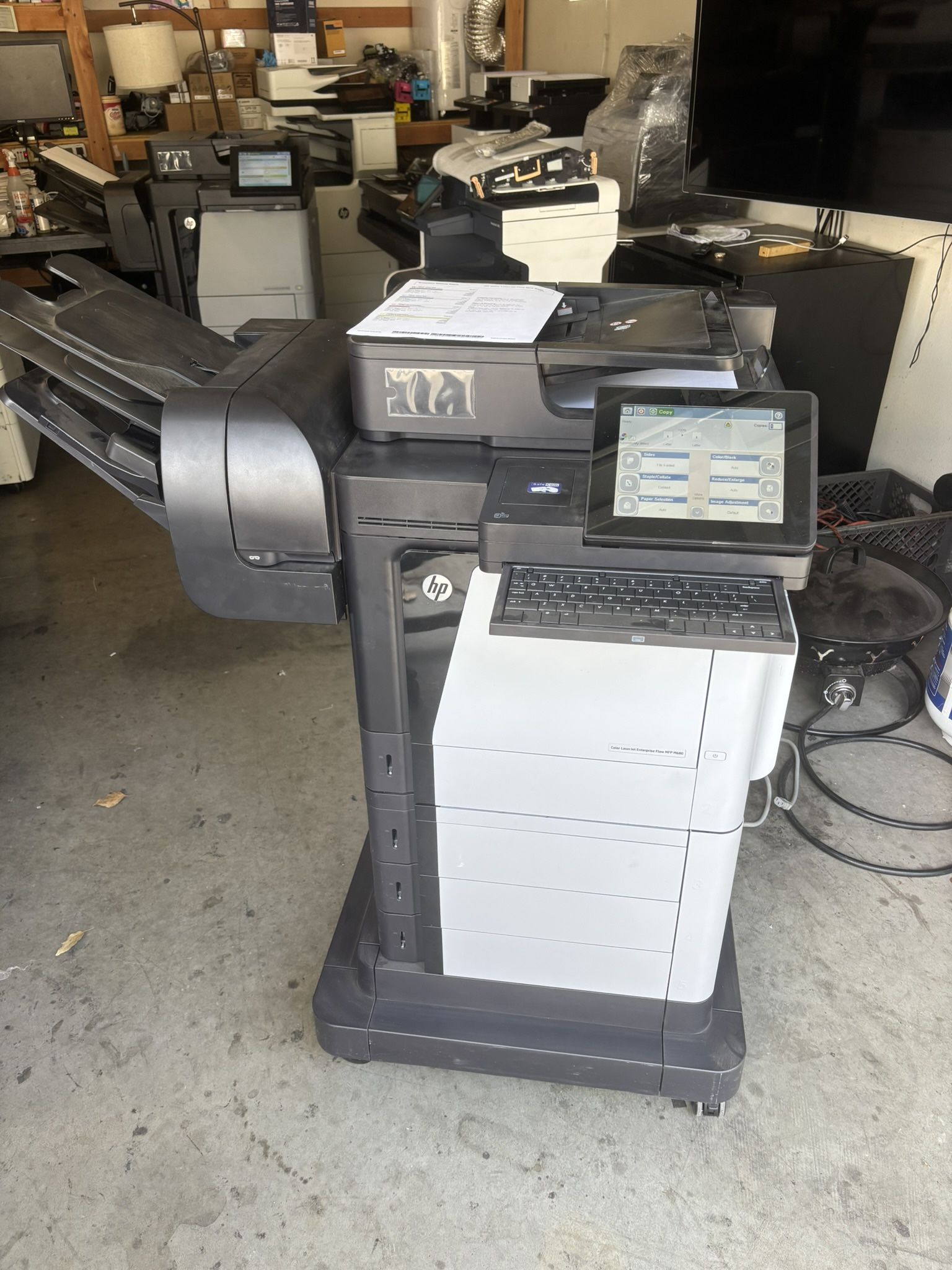 HP LaserJet Enterprise FLOW MFP M630 Low Meter Only 24k Copies