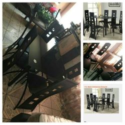 NEW DINING TABLE WITH 6 CHAIRS