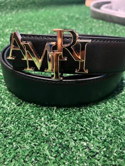 Amiri belt gold