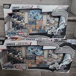 NIB Costco Pokemon Unova Heavy Hitters Premium Collection Black Bolt White Flare