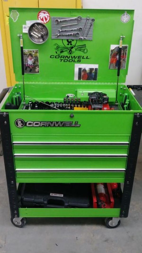 Cornwell 3 Drawer Toolbox with Power Strip for Sale in Vancouver, WA