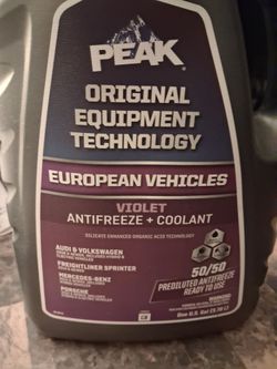 New peak antifreeze