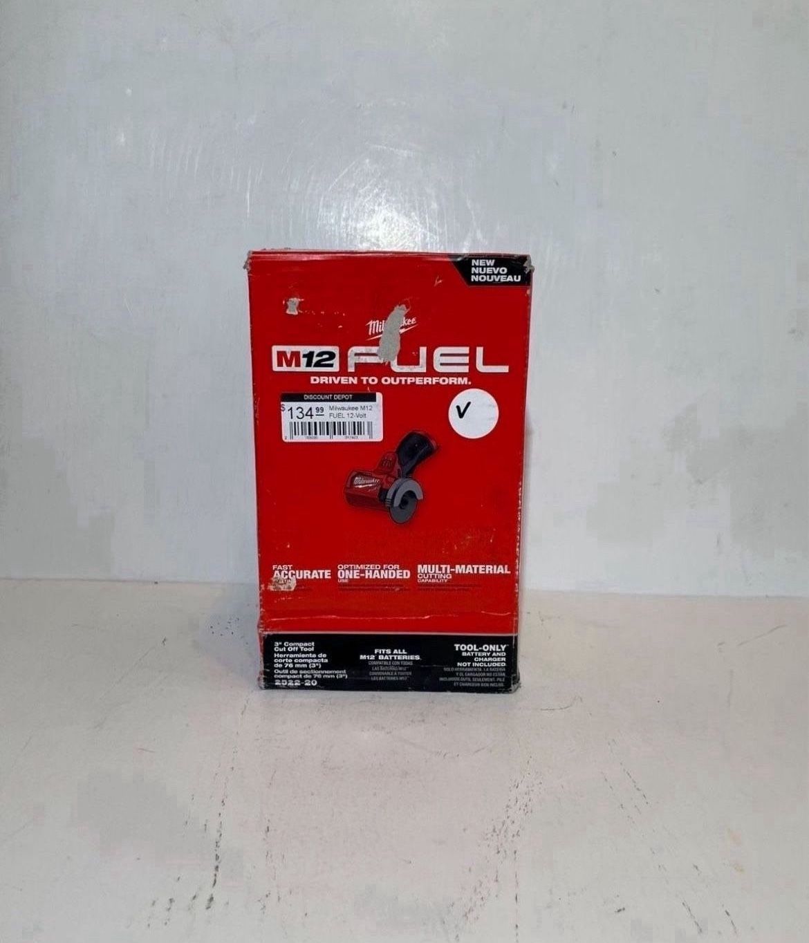 M12 FUEL 12V Lithium-Ion Brushless Cordless 3 in. Cut Off Saw (Tool-Only)…..2522-20