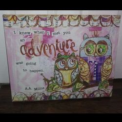 Owl  Wall Art Picture 