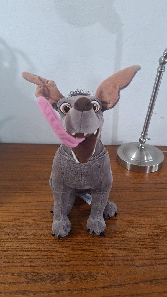 New! Dante Dog Coco Original Grey Gray Version 17" Plush Soft Stuffed Authentic - Poseable Tongue