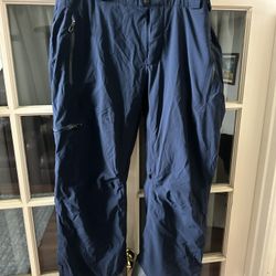 Columbia Blue men’s ski snowboard size XL Pants vented adjustable waist excellent condition 