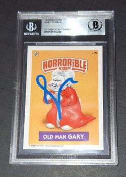 🔥Gary Oldman Signed Autographed Card Dracula Garbage Pail Kids Beckett COA🔥