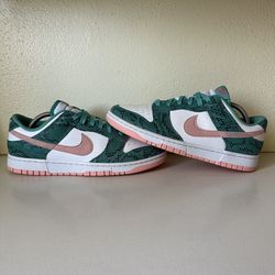 Nike Dunk Low “Washed Teal Snakeskin”