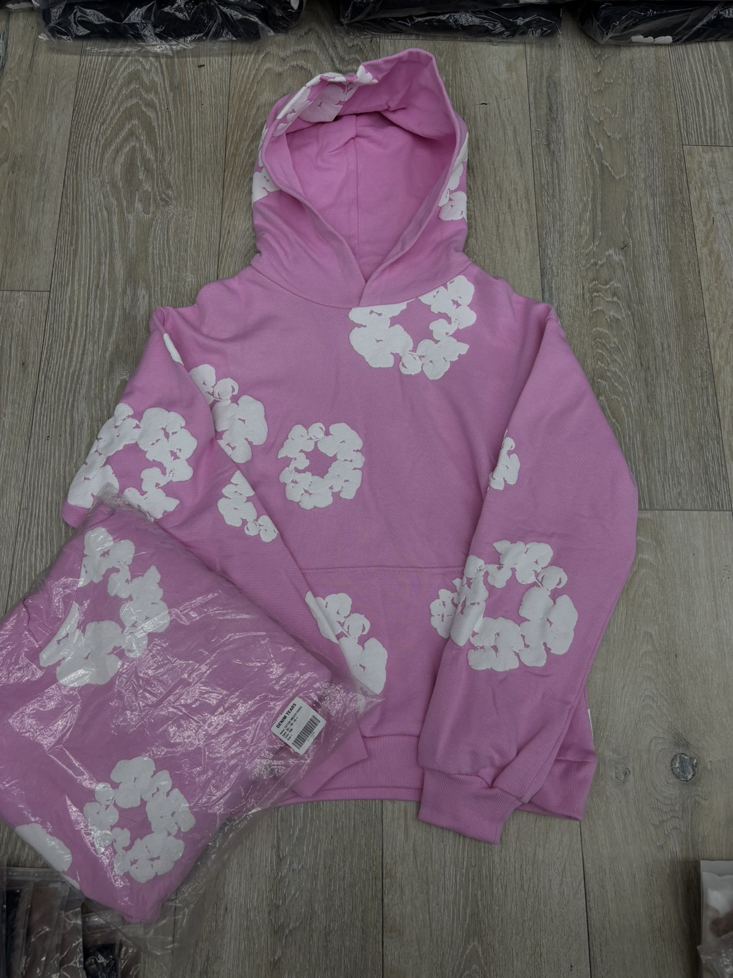 Denim Tear Pink Hoodie