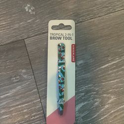 Tropical 2-in-1 brow tool #beauty #browgrooming