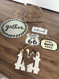 Wall decor signs
