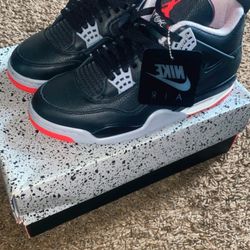 BRED Retro Jordan 4s