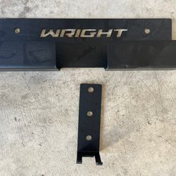 Wall Mounts For Bench And Barbell. Home Gym.