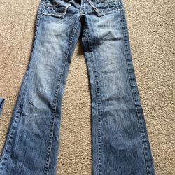 Low Rise Boot Cut Jeans Size 24