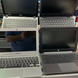 11.6" Screen Chroombooks.  Acer  Dell Hp Samsung.  