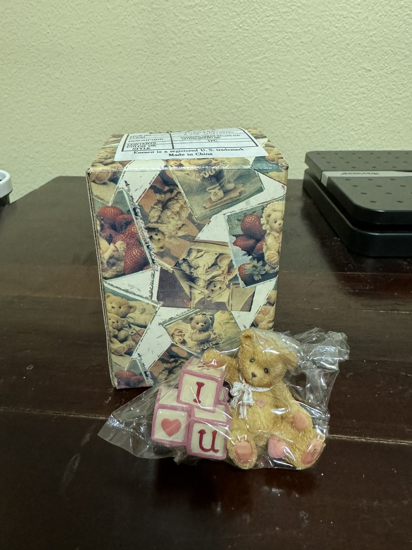 Enesco Cherished Teddies with I Love You Vintage 1996