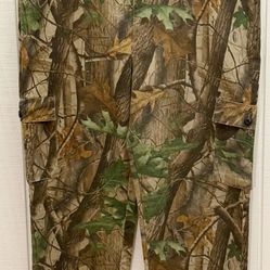 Vtg Liberty Camo Cargo Pants Mens 2XL *41x31* RealTree Hardwoods Hunting Baggy
