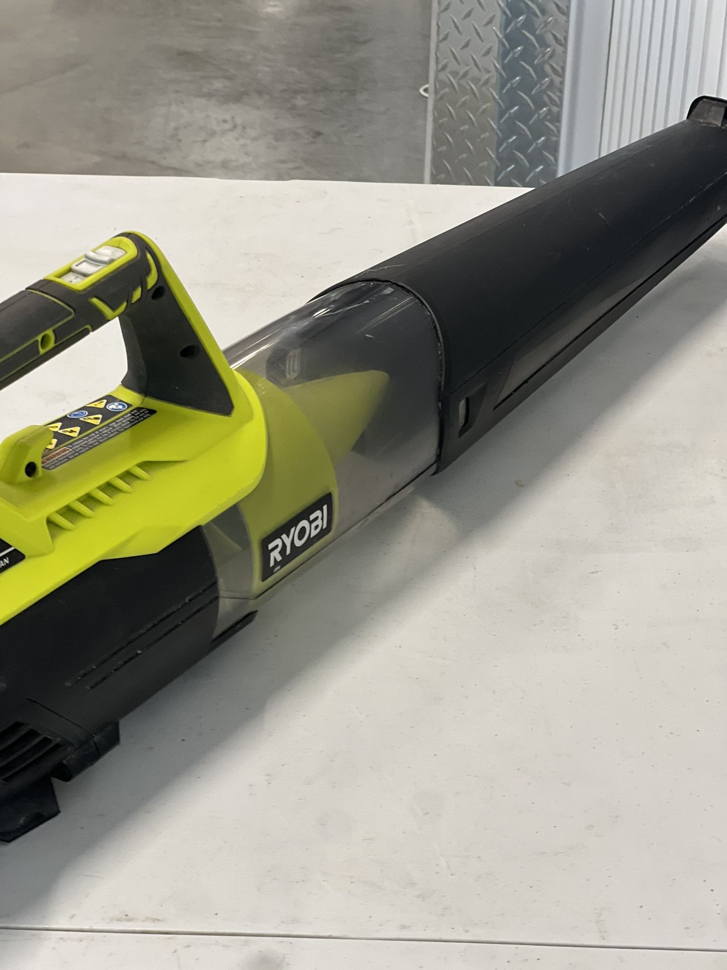 Ryobi RY421021 corded electric jet fan blower 135mph. Used in good condition and works great. Location below 31705 SR-54 Wesley Chapel, FL 33545 st