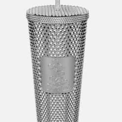 Disney 100 Anniversary Disneyland Starbucks Large Tumbler Silver