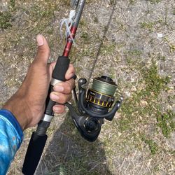 Cajun Custom Rod And Daiwa Bg Combo(LOOKING FOR TRADES)