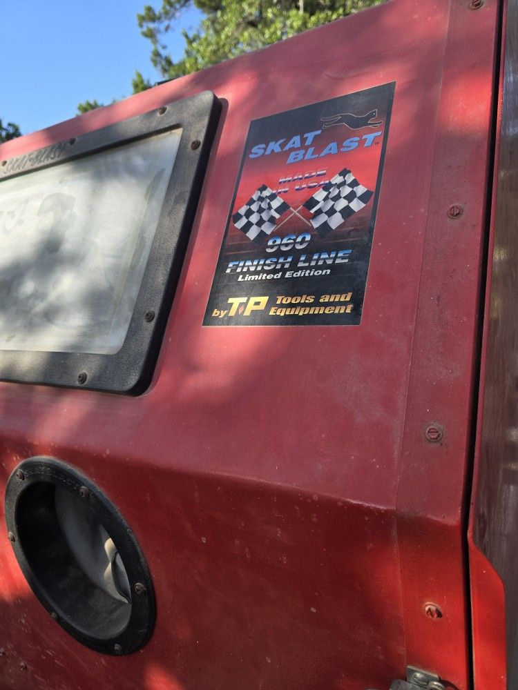Sand Blaster Skat Blast 960 Finish Line With Air Filter System