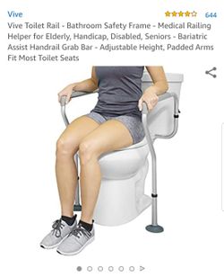 Vive Toilet Safety Rail