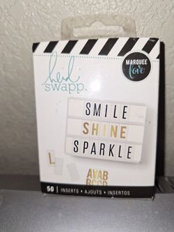 Heidi swapp Light box Marquee Love 50  Blank Inserts