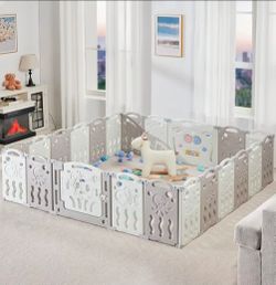 Albott Baby Playpen 22 Panel Foldable Baby playpen