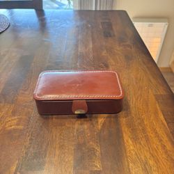 Leather  travel case