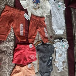 New Baby Clothes For Boy Size 0/3-3/6 Month All $39 With Tags 