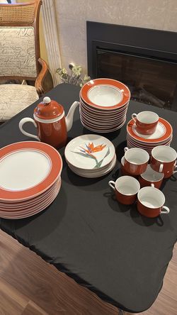 Fitz and Floyd Rondelet Terra Cotta Dish set