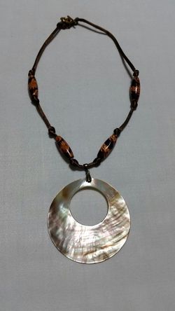 Beautiful capiz shell necklace