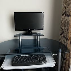 Computer Glass Desk