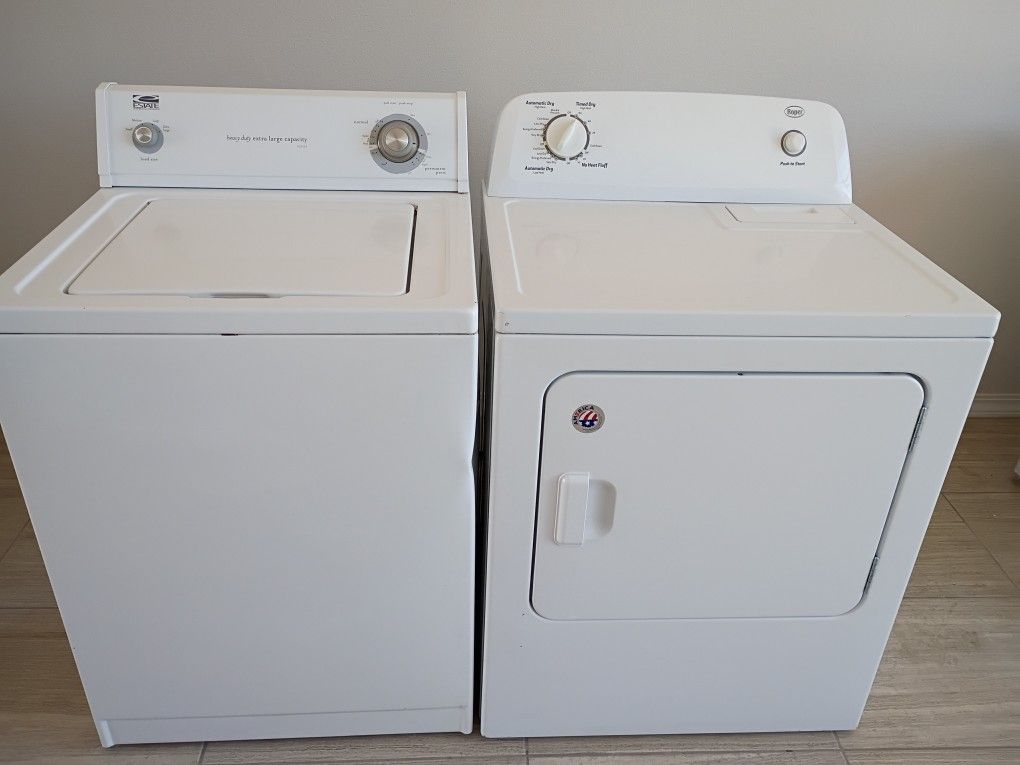 Washer And Electric Dryer 