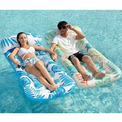 Brand New      Jasonwell Inflatable Pool Float Lounge - 2 Pack Floaties Rafts for Adults Floating Lounger Sun Tanning Floats Cool Water Floaty Swimmin