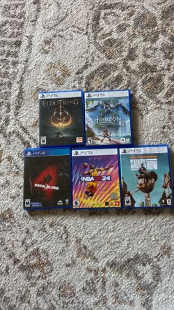 PS4&PS5 games