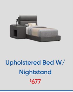Kids Cloud9 Charcoal Twin Bed