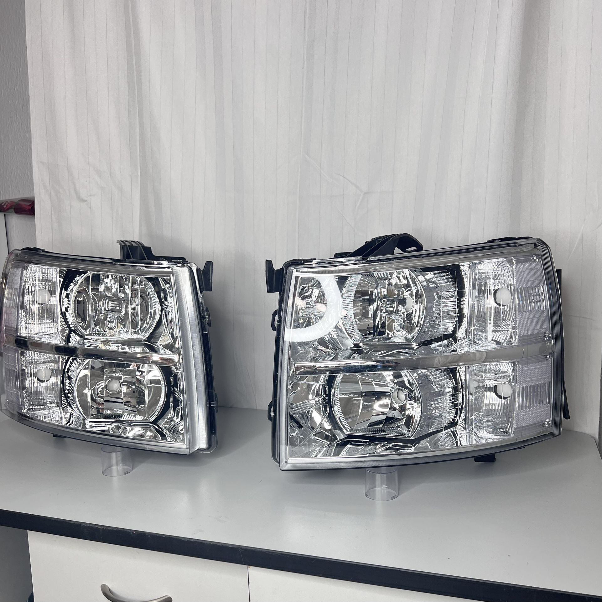 silverado headlights 07-13