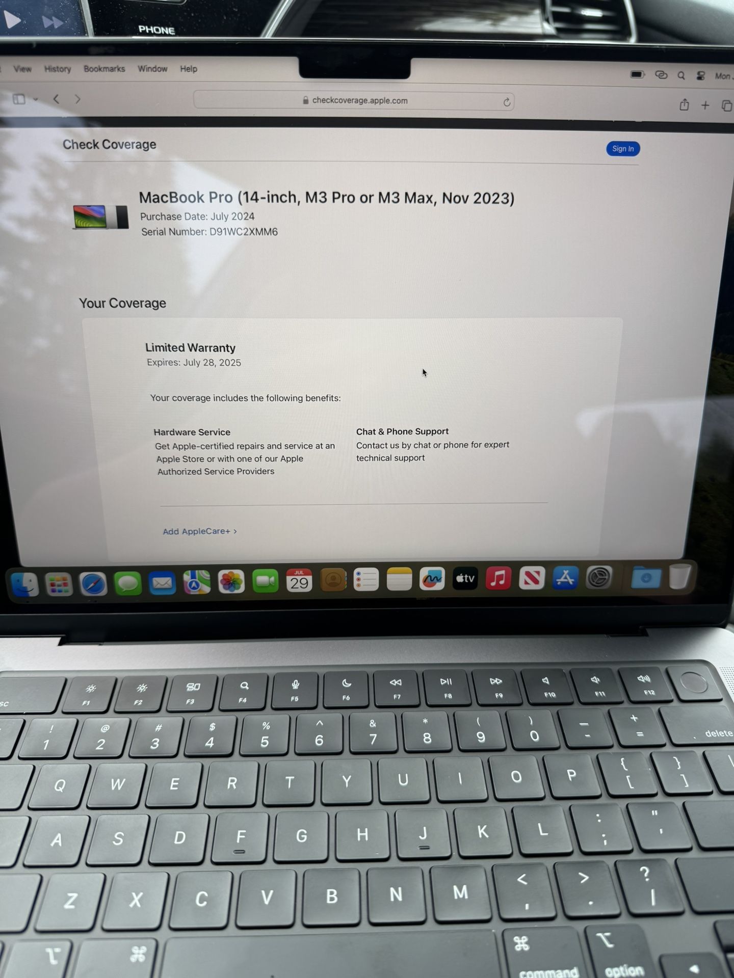 14 inch m3 pro Macbook pro 18+512