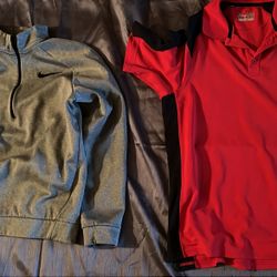 Nike Sweater And Under Armour Shirt