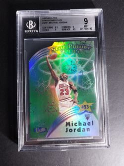 Michael Jordan 1997-98 Ultra Star Power Plus BGS 9