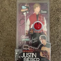 Justin Bieber Brand New Singing Doll 